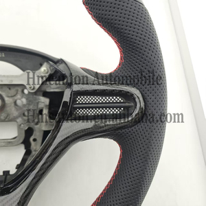 Hot Selling Quality Carbon Fibre Perforated Leather <b>Steering</b> <b>Wheel</b> <b>for</b> Honda Civic 8 Generation Car <b>Steering</b> <b>Wheel</b> - Product Image 2