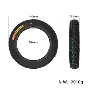 Neumático de bicicleta sin cámara de 16*3.0 para llantas de 16 pulgadas, bicicletas eléctricas, motocicletas, bicicletas de carretera para niños, neumáticos de repuesto 16x3.0 - Product Image 2