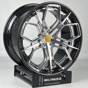 Roues Bku 2 pièces pour <span class=keywords><strong>Lamborghini</strong></span> Huracan Evo Urus Aventador Gallardo 20 21 Jantes 22 pouces Jantes en alliage de fibre de carbone forgé 5x112 - Product Image 5