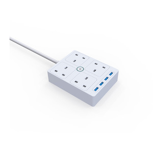 <span class=keywords><strong>USB</strong></span> Nhanh Chóng Sạc Điện Dải Mở Rộng Dây 13A Anh Ổ Cắm Tiêu Chuẩn Với Chống Sét Sản Phẩm Mới - Product Image 1