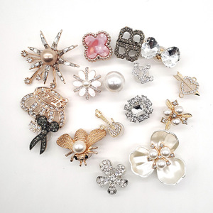 2022 Fashion Sieraden Diamanten Gat Schoenen Decoratieve Gesp Metalen Glanzende Bloem Schoenen Gesp Tuin Schoenen Accessoires