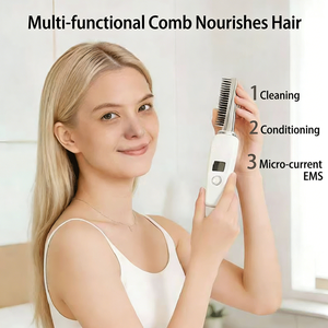 Peine Multifuncional EMS de Microcorriente para el Crecimiento del Cabello, 3 en 1, para Limpieza del Cuero Cabelludo, Nutrición y Peinado - Product Image 1