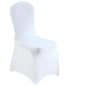 כיסוי כיסא פוליאסטר צבעוני גודל אינו קל לעיוות קישוטי מסיבת חתונה במלון כיסוי כיסא צבעוני