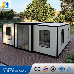 Villa modulaire préfabriquée en acier extensible de 20 pieds, spacieuse et facile à installer - Product Image 1