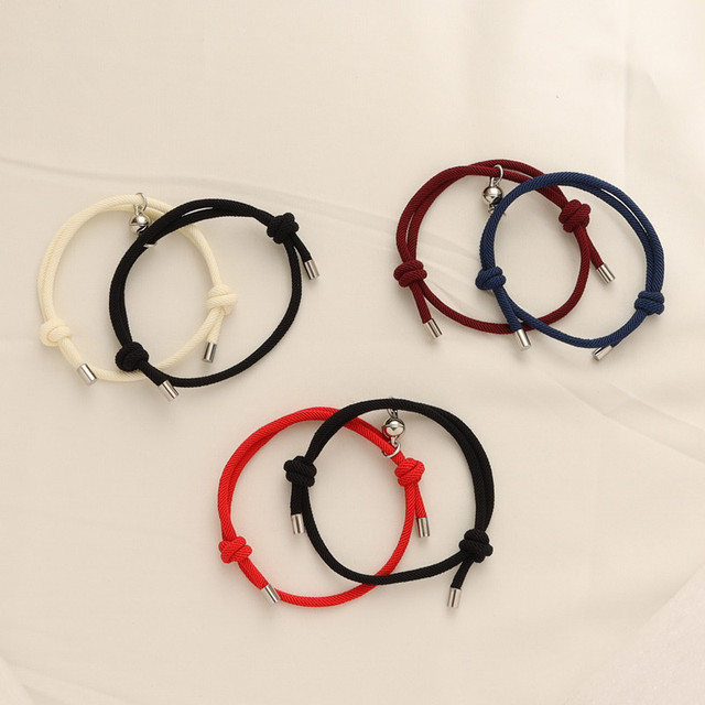 Wholesale Fashion Jewelry Magnetic Catch Heart Pendant Bracelet Bangle for Couple
