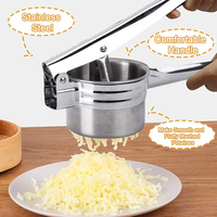 Keuken Fruit Groente Gereedschap Duurzaam 304 Rvs Aardappel Ricer Stamper Druk Presser