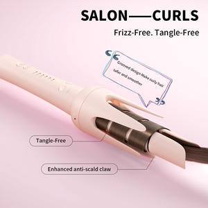 Nouveauté 2025 <span class=keywords><strong>Fer</strong></span> à friser automatique intelligent 9 en 1 <span class=keywords><strong>Fer</strong></span> à friser professionnel de haute qualité Longue barillette rotative <span class=keywords><strong>Fer</strong></span> à friser - Product Image 6