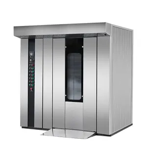 Industrie Grote Hete Lucht 64 Bakplaat Bakkerijmachine Professionele Bakroterende Oven