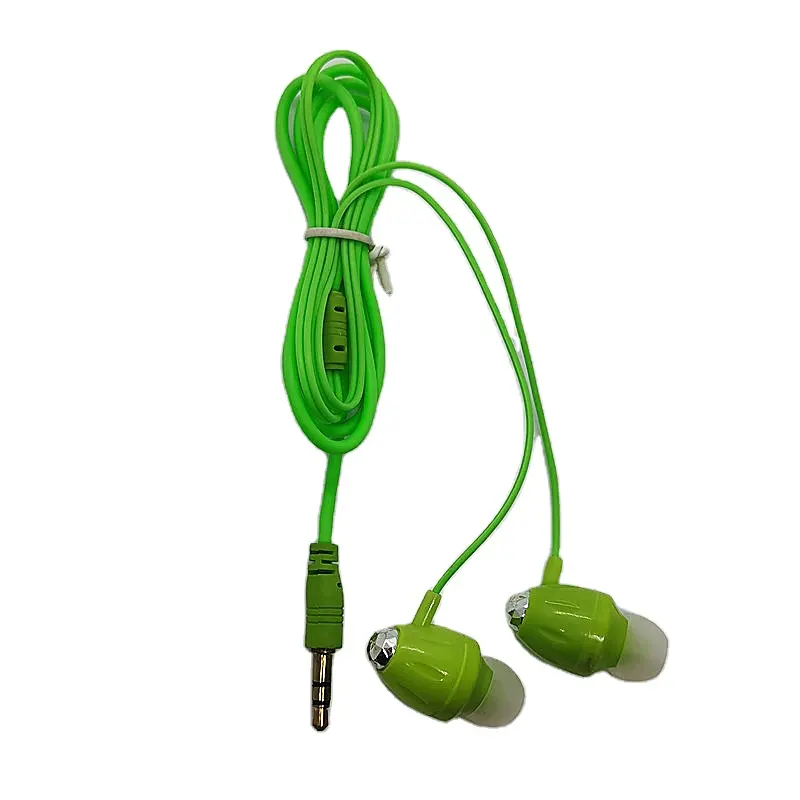 Penjualan Terbaik Grosir 3.5Mm Earbud Mikrofon Bass Stereo Berkabel Headset Gaming In-Ear Earphone Kabel