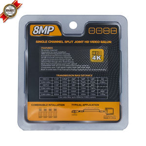 4K 8MP HD فيديو <span class=keywords><strong>Balun</strong></span> 4K CCTV فيديو <span class=keywords><strong>Balun</strong></span> مع حماية من البرق السلبي مصنوعة من البلاستيك - Product Image 6