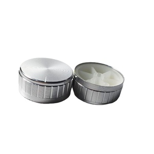 Prezzo di fabbrica WH148/097 argento * 40mm alluminio poti potenziometro manopola - Product Image 2