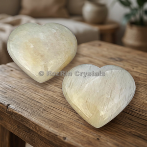 Buy Online Yellow Aventurine Puffy Heart : Yellow Aventurine Puffy Heart For Sale - Product Image 3