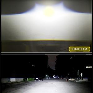 Sanvi A12 3-Inch LED Headlight Lens 80W High Beam Powerful Car Lamp 12V with 4300K Light Color for Fiat Low Beam - Product Image 6