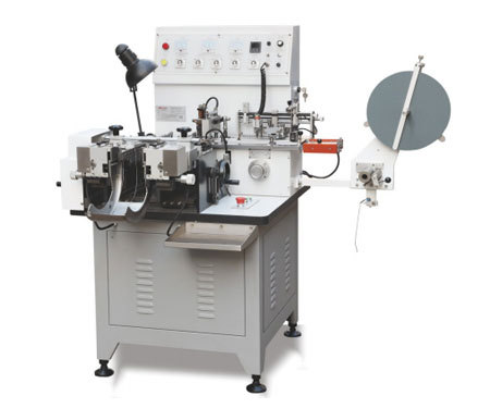 CREDIT OCEAN Label Cutting Folding Machine Satin Ribbon Cutting Machine Satin Label Cutting and Folding Machine