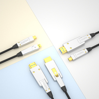 Prix usine Câble à fibre Hdmi de haute qualité 10m Câble Hdmi Tv blindé en acier longue vitesse Câble HDMI blindé 4k 8k