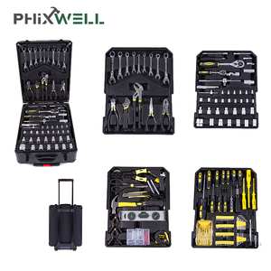 XWTLX-001 populaire vente moins cher Portable 213 pièces boîtier de chariot en aluminium <span class=keywords><strong>pour</strong></span> atelier de réparation automatique - Product Image 1