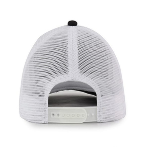 Casquette de baseball unisexe en maille avec surpiqûres contrastées, réglable, style trucker, vierge, pour le soleil - Product Image 3