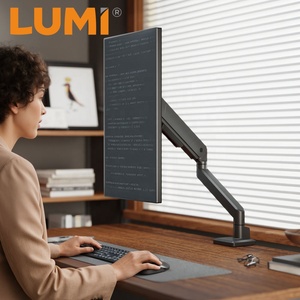 LDT115-C012E 17 "-45" 16kg nhôm mùa xuân Hỗ trợ màn hình hỗ trợ cánh tay máy tính đứng nghiêng xoay gắn màn hình duy nhất khung - Product Image 1