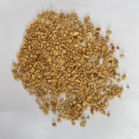 Flocons d'ail frit doré en gros, faible teneur en huile, croustillants, pour condiment de nouilles instantanées