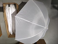 Parapluie de studio photo professionnel pour intérieur, 33 pouces, pliable, translucide, blanc doux, réflecteur, boîte à lumière parapluie