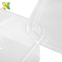 Boîte de rangement/congélateur d'aliments en plastique, 10 pièces, boîte transparente, sceau des aliments