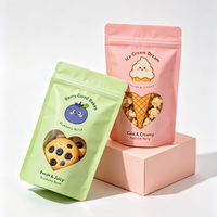 Sachet Doypack Personnalisé Imprimé en Héliogravure avec Fermeture Zip, Qualité Alimentaire, en Matériaux Recyclés, avec Encoche de Déchirement, Refermable pour Emballage de Snacks