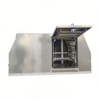 Boîte à outils en aluminium pour camionnette, compatible Hilux Landcruiser 79, pour plateau et auvent de pick-up