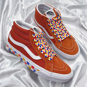 Plano impreso los cordones de los zapatos de diseñador divertido estampado de logotipo personalizado cordones de zapatos para <span class=keywords><strong>zapatillas</strong></span> de deporte - Product Image 2