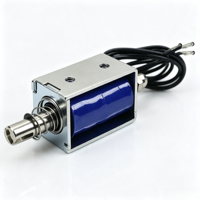 Électroaimant à cadre ouvert DC Youge YG11C CE, 12V 24V, solénoïde industriel à longue course, rétraction à l'alimentation, extension à la coupure