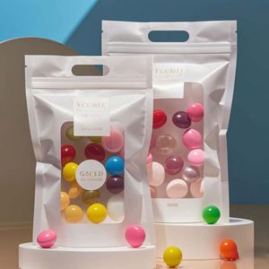 Logo personnalisé imprimé 3.5 holographique Ziplock Mylar sacs gravure impression pour gelée alimentaire pochette emballage 3D effet UV sacs vierges - Product Image 6