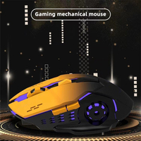Mouse Óptico para Juegos Esports de 2.4G, Cableado USB 2.0, Modo Dual, Silencioso, Programable, Ergonómico, para Computadoras de Escritorio, para Diestros