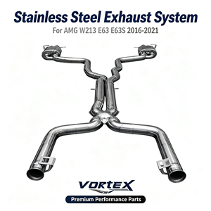 Sistema de escape Valvetronic Vortex SS304 de acero inoxidable para Benz AMG W213 E63 E63S 2016-2021, kit de montaje directo OEM. - Product Image 1