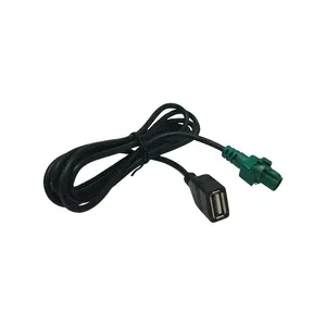 Car Auto Round 4Pin CD Changer USB Cable For BMW 3-series Z-series X5 X6 Audio USB Plug Adapter