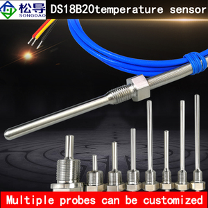 ステンレス钢防水固定スレッドPTFE防水<span class=keywords><strong>DS18B20</strong></span>デジタル温度センサー - Product Image 5