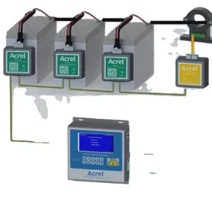 Acrel ABAT100-S-6 lead-acid Battery Monitoring system for hospital Modulo de Monitor de Bateria Plomo Acido para dato de centro