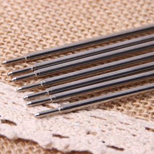 Bán Lẻ Mới Nạp Đầy Mỏng Cho Bút Bi Mực Màu Xanh Đen Mực Kim Loại Đơn Nạp Lại Viết Trơn Tru - Product Image 4