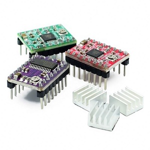 ชุดควบคุมมอเตอร์สเต็ปเปอร์ StepStick A4988/DRV8825 สำหรับเครื่องพิมพ์ 3 มิติ พร้อมฮีทซิงค์ รองรับ Reprap RAMPS 1.4 1.5 1.6 MKS GEN V1.4 - Product Image 1