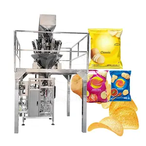 ORME, patatas fritas, arroz cocido, sello, 1000g, aperitivos, nitrógeno, patatas fritas, máquina de llenado de peso para paquete de patatas fritas