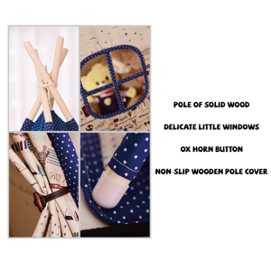 Tentes jouets <span class=keywords><strong>tipi</strong></span> camping tente extérieure <span class=keywords><strong>adulte</strong></span> <span class=keywords><strong>tipi</strong></span> canop <span class=keywords><strong>intérieur</strong></span> blanc bleu jouer enfants <span class=keywords><strong>tipi</strong></span> tente/ - Product Image 2