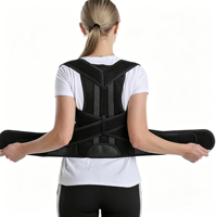 Ceinture de Correction Posturale Sportive en Gros avec Soutien à Baleines en Acier, Respirante, Unisexe, pour la Gym, Conception d'Ouverture des Épaules
