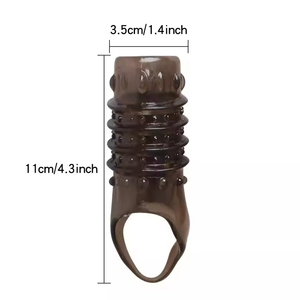 Anneau de Résistance Épaississant et Allongeant pour Hommes, Anneau de Verrouillage du Sperme <span class=keywords><strong>Wolf</strong></span> Braces, Lavable et Réutilisable, Vente en Gros - Product Image 6