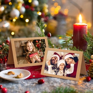 Cadres photo en kraft avec enveloppes, fenêtre florale vierge pour <span class=keywords><strong>photos</strong></span> 4x6 - Product Image 2