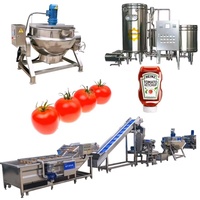 Machine à Sauce Tomate à Haute Productivité/Ligne de Production de Concentré de Tomate/Machine de Fabrication de Pâte de Tomate