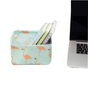 Manufacturer's direct Nordic cotton linen waterproof cloth art storage basket storage box small box storage basket sundry basket