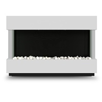 Cheminée électrique mural TV en cristal, chauffage de cheminée électrique avec manteau, décor, prix usine