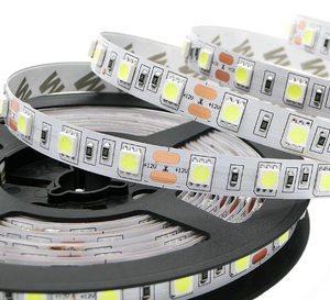 ไฟ LED แถบ 2835 ความสว่างสูง 250lm/W 120LEDs/เมตร DC12V 50000 ชม. Ra90 ควบคุมผ่านแอพ/รีโมท สำหรับตกแต่งสวนภายนอก - Product Image 1