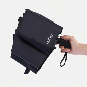Wholesale Cheap Custom Print Logo Modern Travel Promotional Gift Manual Open Golf Control 3 Folding Compact Umbrella Printing