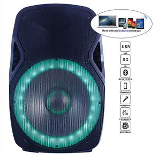 1300W 15 "loa DJ/PA hộp âm thanh hệ thống Powered karaoke Bộ LED + Đứng + Mic + Rc + Mic + TWS lớn woofer bocina parlante - Product Image 5