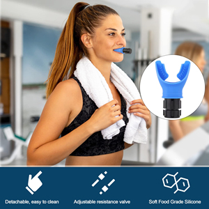 Novo Treinador Pulmonar de Silicone OEM: Acessório para Exercício Respiratório e Cuidados com a Saúde - Product Image 2