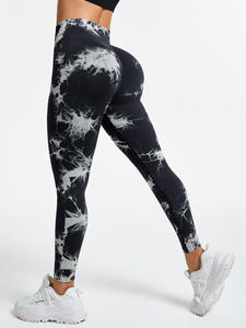 नई टाई डाई लेगिंग सहज बट स्क्रैच लेगिंग बूटी टाई डाई सॉफ्ट टाइट्स महिलाएं महिलाओं के लिए योग पैंट को धक्का दे रही हैं - Product Image 2
